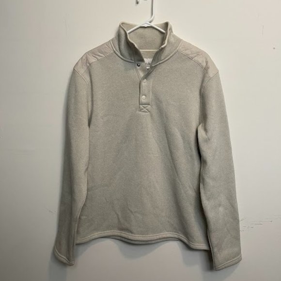 Men's Standard Fit 1/4 Button Up Pullover Sweater - Picture 1 of 3